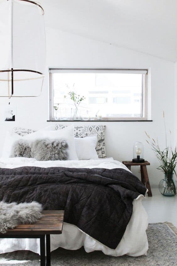 bedroom for winter