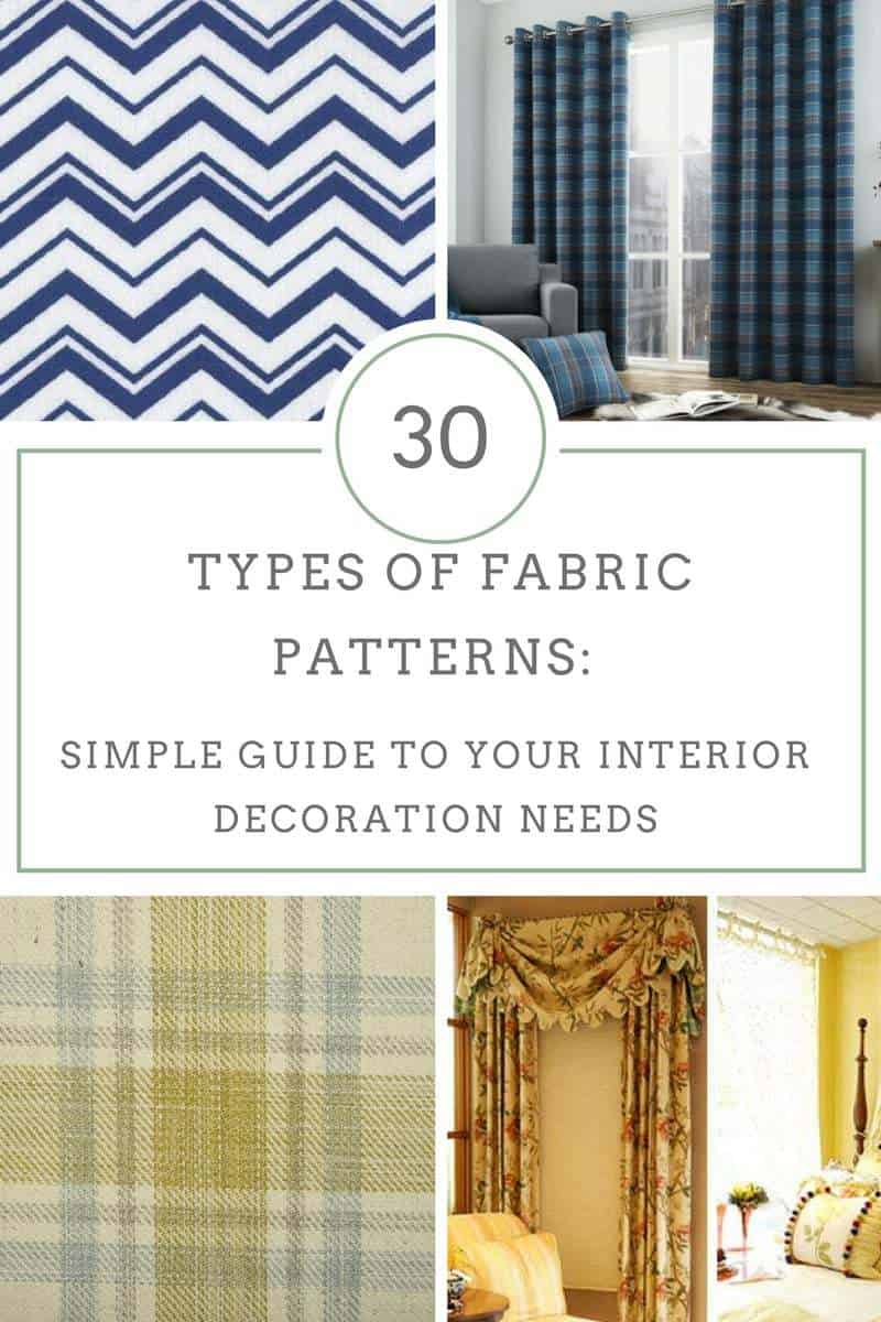 30 Types of Fabric Patterns: Simple Guide to Your Interior Decoration Needs