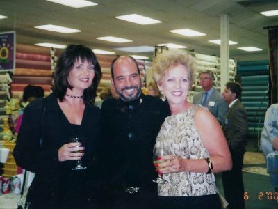 90s Selfie of Designers: Diane, Christopher, Linda. Diane is still with us, and Linda is retired but still takes call on request.