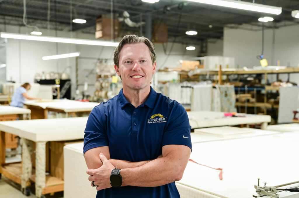 Jason Price - Owner of Sunshine Draperies, Blinds, Shades, and Shutters.